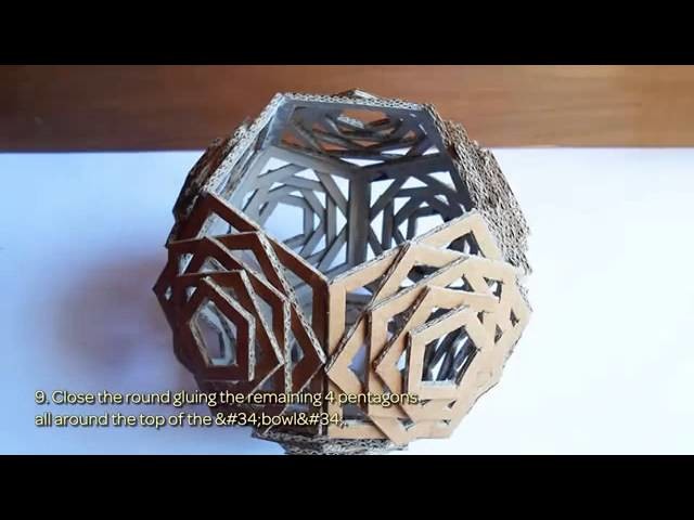 How To Build An Awesome Cardboard Lamp (In A Geometric Shape)