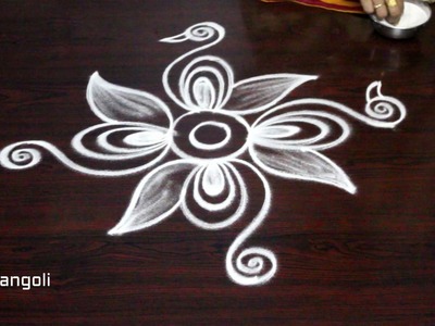 How to draw beautiful indian peacock rangoli art designs || kolam designs || muggulu designs