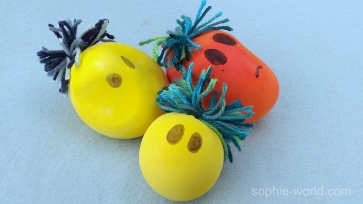 How to Make a Squishy Head Stress Ball | Sophie's World