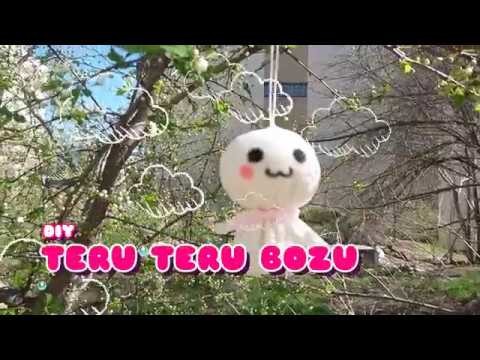 How to make a Teru Teru Bozu I Kawaii Japanese Rain Doll Charm (no sew)