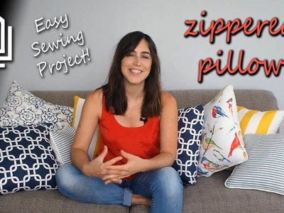 How to Make a Zippered Pillow : EP 012