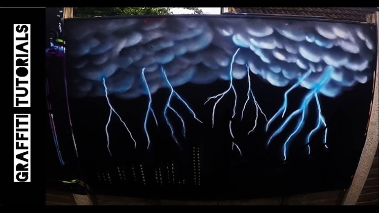 How To Paint Lightning . GRAFFITI TUTORIALS