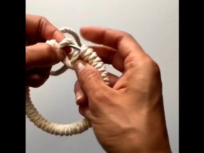 Macrame - How to Wrap a Ring