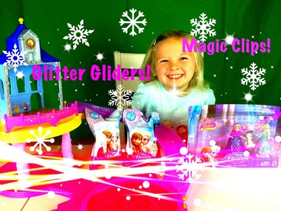 Magic Clip Dolls Frozen Glitter Glider Magic Clips Disney Princess Anna Elsa Olaf  Frozen Blind Bags