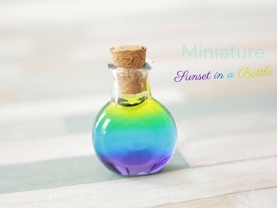 Miniature Sunset in a Bottle
