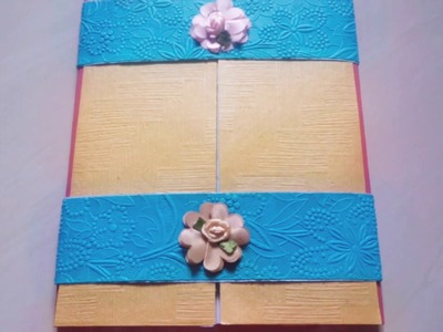 Multi folding greeting card. . Rakhi theme. 