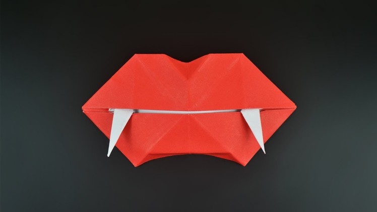 Origami: Vampire Mouth - Instructions in English (BR)