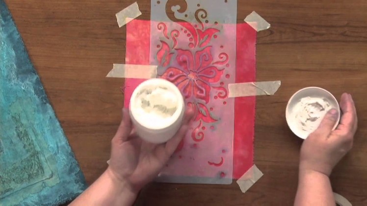 Quilting Stencils using Soft Modeling Paste  |  National Quilter's Circle