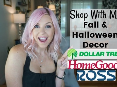 Shop With Me Fall & Halloween Decor| Homegoods, Ross, Dollar Tree| Megan Navarro