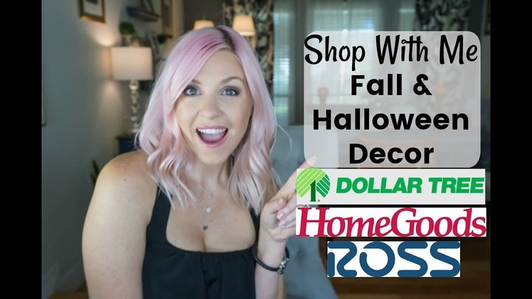 Shop With Me Fall & Halloween Decor| Homegoods, Ross, Dollar Tree| Megan Navarro