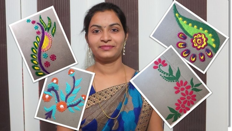 Small Easy Colorful Rangoli Designs