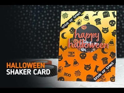 Spooky Halloween Shaker Card