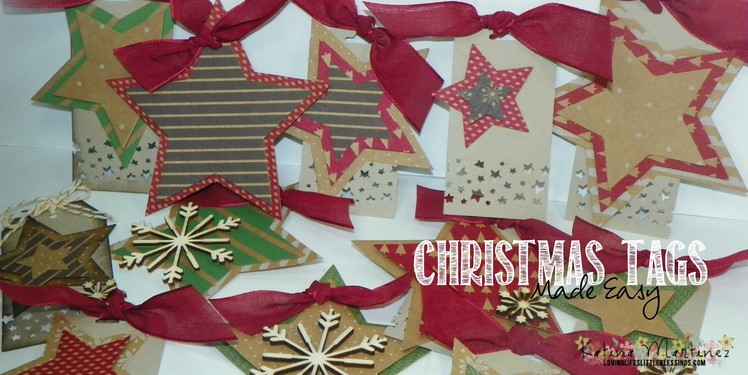 Stampin' Up Christmas Star Gift Tags!