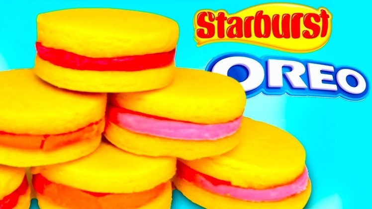 STARBURST OREOS - How To Make Starbursts Candy Filled Oreo