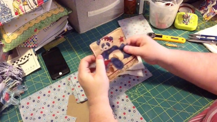 Tutorial-How to make Fabric Coasters