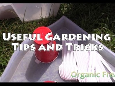 USEFUL Gardening Tips and Tricks. Low Cost Garden Supply.