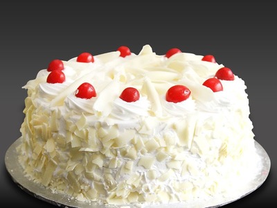 WHITE FOREST CAKE (HOME MADE)