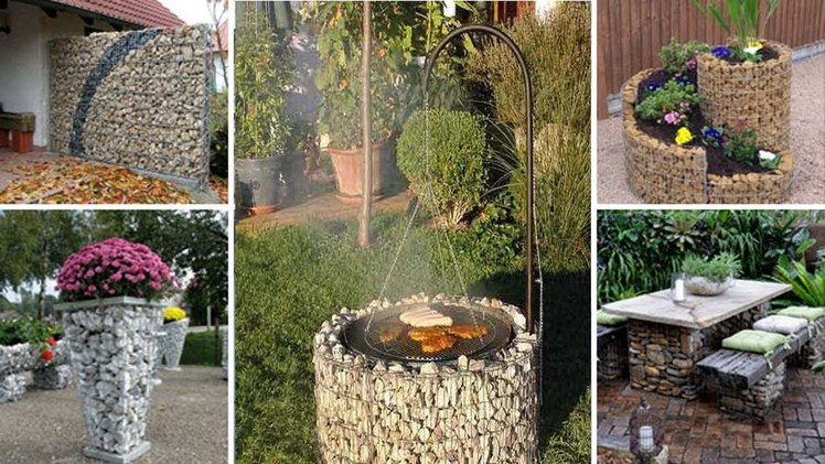 23 Attractive Gabion Garden and Home Ideas | Garden Wall | Garden Seating