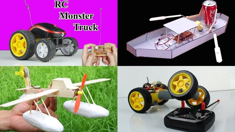 4 Amazing Rc Toys You can Do at Home - Compilation - Diy remote control toys