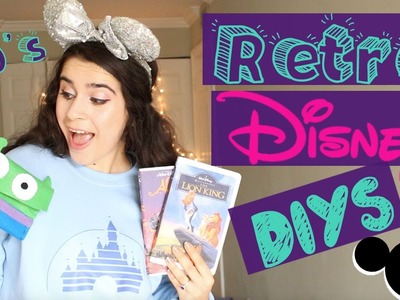 90's Disney DIYs | Retro VHS Notebook, Sweater & Bag