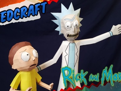 [Adult Swim] Papercraft ~ Rick and Morty