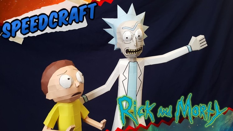 [Adult Swim] Papercraft ~ Rick and Morty