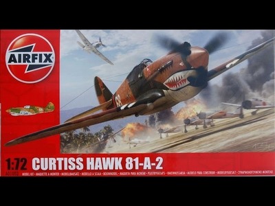 Airfix 1.72 Curtiss Hawk 81 (P-40b) - Flying Tigers (Part 2)