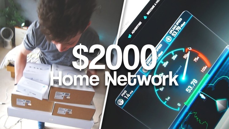 Alex's ULTIMATE Home Network Install | AC Access Points, POE Switches & NAS!