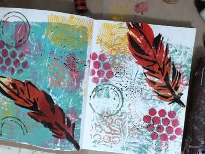 Art Journaling with the Gelli Plate - Ustream Class