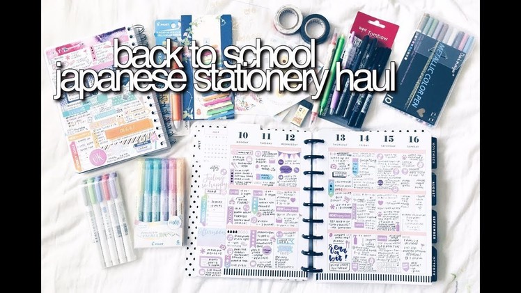 BACK TO SCHOOL HAUL pt.1 | Japanese Stationery || revisign