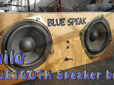 Bluetooth speaker box build