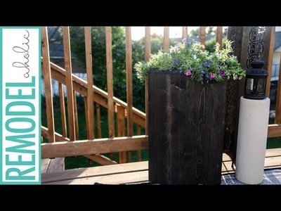 Build an easy, Inexpensive Wood Hexagon Planter Box