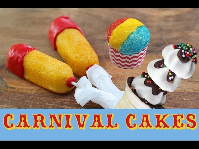CARNIVAL CAKES Cupcakes, Twinkies & Super Bowl Treats | My Cupcake Addiction | Elise Strachan