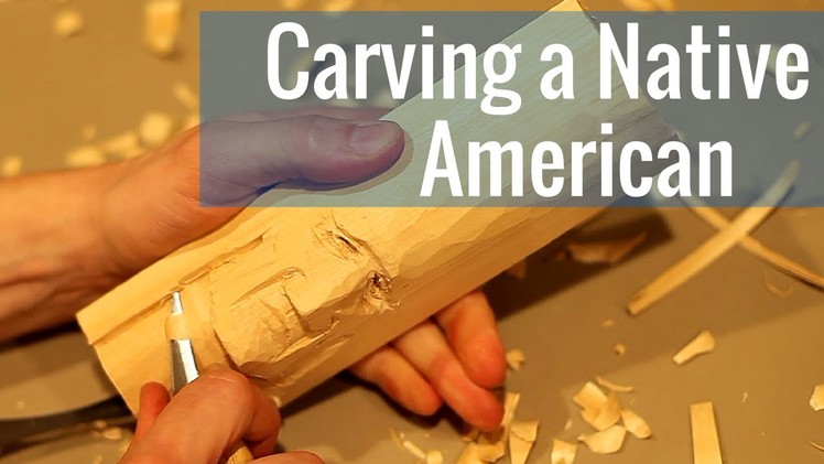 Carving a Native American