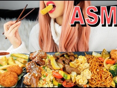 CHINESE TAKE-OUT ASMR *No Talking* Binaural Eating Sounds