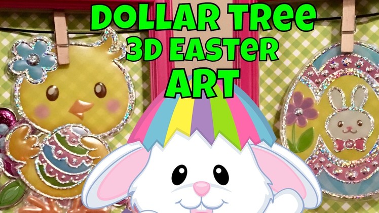 ????CLOSED 10:06PM - Dollar Tree 3D Art: Do it Yourself Easter Hangables Pt 2 **Clues**????