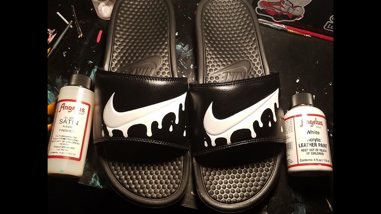 Custom Drip Nike Slides