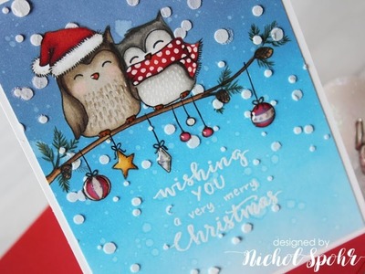 Detailed One Layer Christmas Card