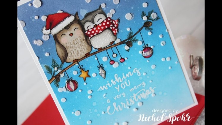 Detailed One Layer Christmas Card