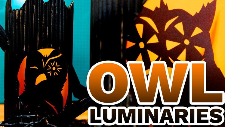 DIY Cardboard Owl Luminaries - HGTV Handmade