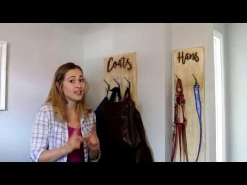 DIY Coat Rack: Routered Reclaimed Wood | The Carpenter's Daughter