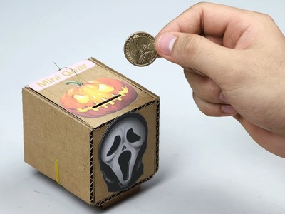 DIY Coin Box Halloween - What happen when you put coin in box?