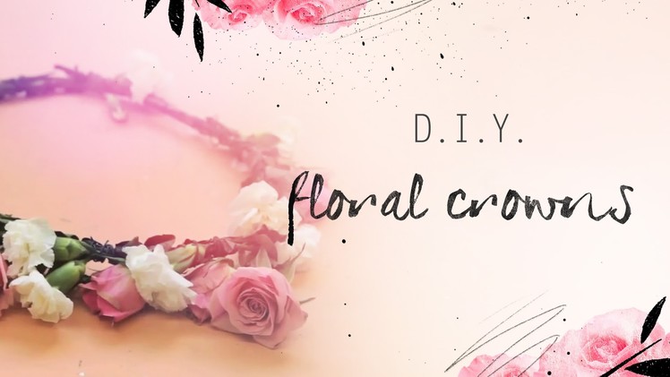 DIY: Floral Crowns, Feathered Crowns, Chain Crowns