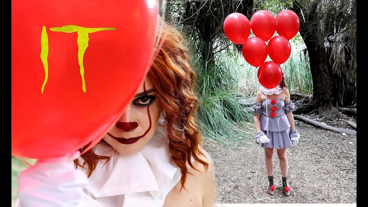 DIY 'IT' PENNYWISE COSTUME TUTORIAL - No Sew! || Lucykiins
