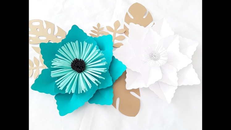 DIY Paper Flower Tutorial. October Flower Series #1