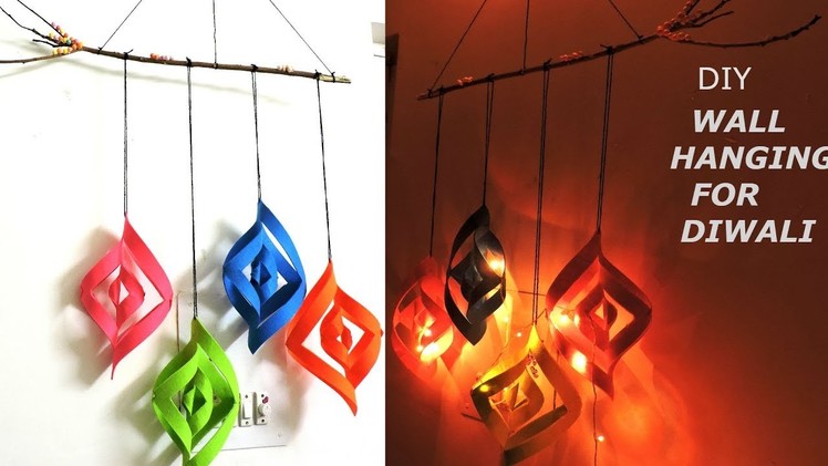 DIY: Room Decor Ideas for Diwali. Wall Hanging Craft ideas. Wall Decoration Ideas
