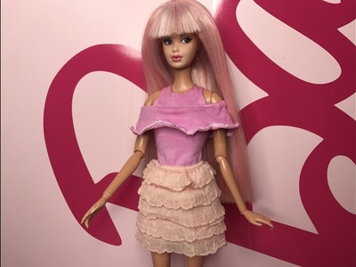 Dyeing Barbie Clothes♡ Azusa Barbie