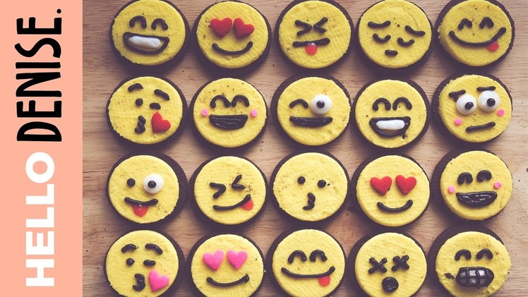 Easiest Emoji Oreo Cookies on the Internet | Hello Denise