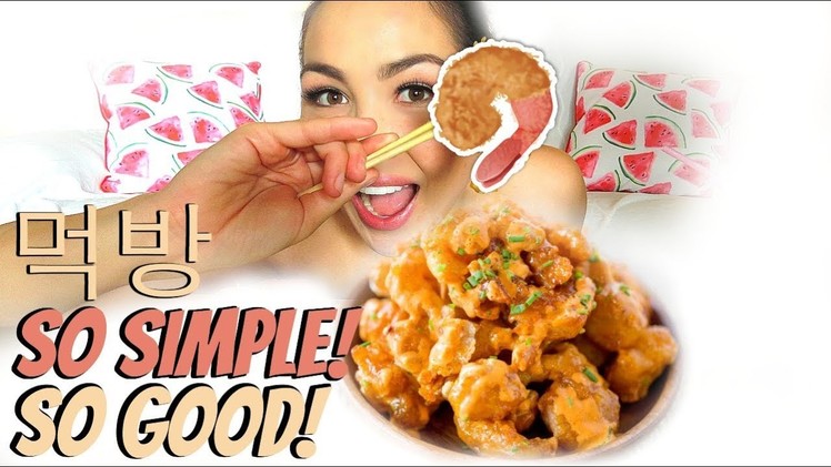 Easy Bang Bang Shrimp Recipe Mukbang | Eating Show