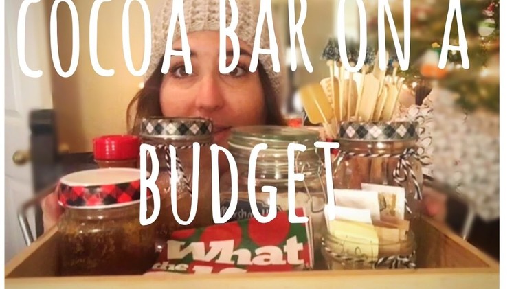 Fast easy and budget friendly cocoa bar